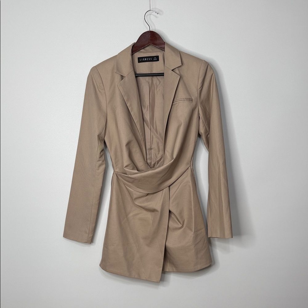 LIONESS VIP Only Mini Dress in Beige XS